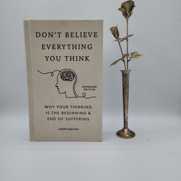 Don't Believe Everything You Think By Joseph Nguyen, Rare Ted Arnold Silver Rose - Picture 1 of 2